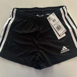 black adidas shorts